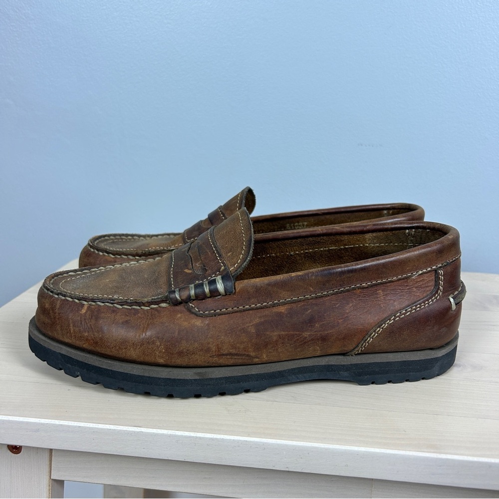 Kodiak Brown Leather Loafers